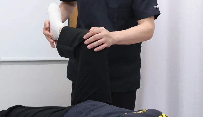 施術中
